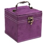 Magnifique boite à bijoux de couleur violet